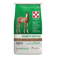 Purina Mare’s Match Foal Milk Transition Pellets 25-lb bag