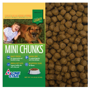 Lone Star Mini Chunks Dry Dog Food